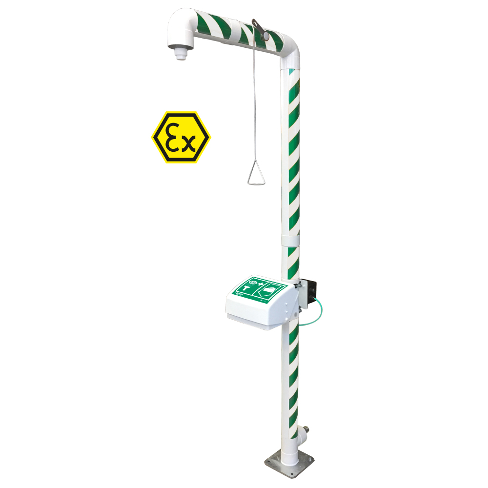 Duchas de seguridad para zonas atex