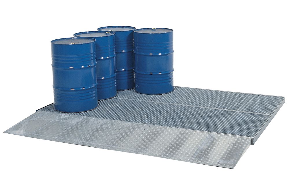 Logiplast Ölauffangwanne Auffangwanne / Ölauffangwanne / Universalwanne 35  Ltr. Volumen, (nestbar/ wasserfest / leicht zu reinigen, hochbeständig  gegen Öle Säuren), Außenabmessung (LxBxH): 700 x 500 x 152 mm