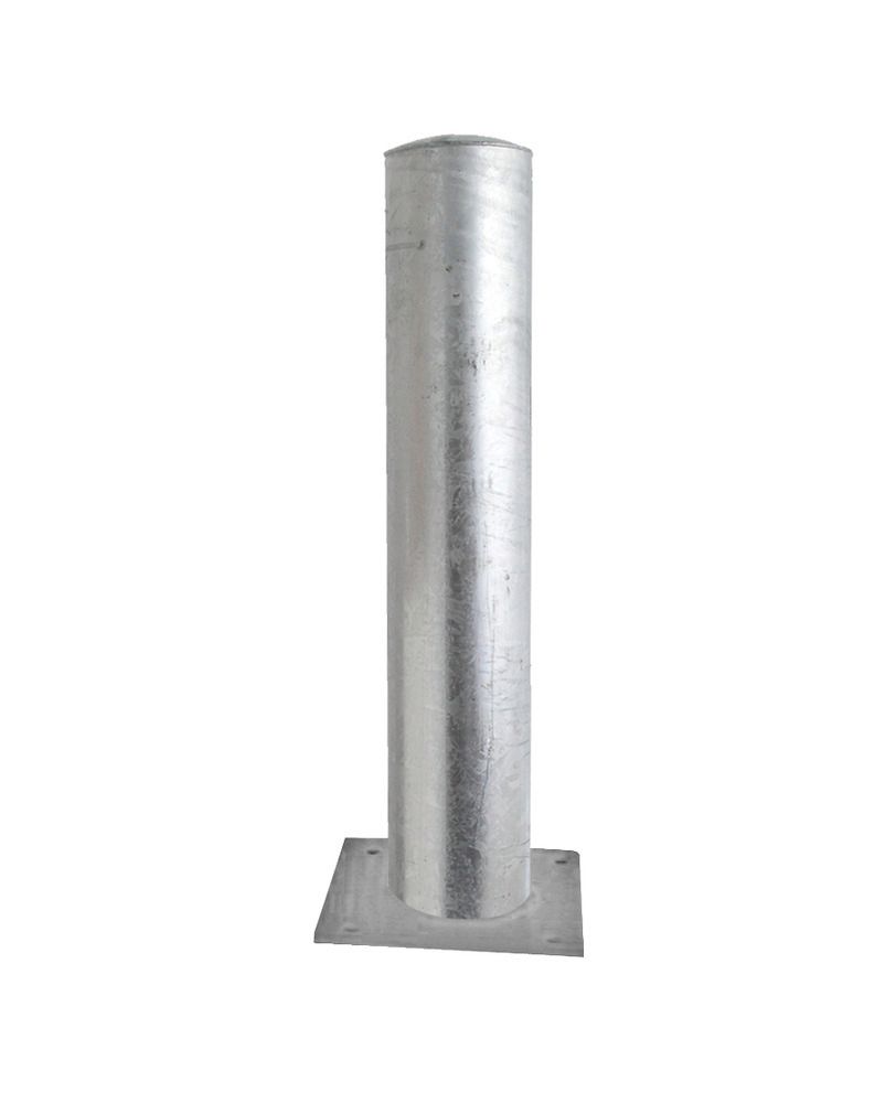 Absperrpfosten Stahl, feuerverzinkt, Ø 193, H 1000 mm, zum Aufdübeln