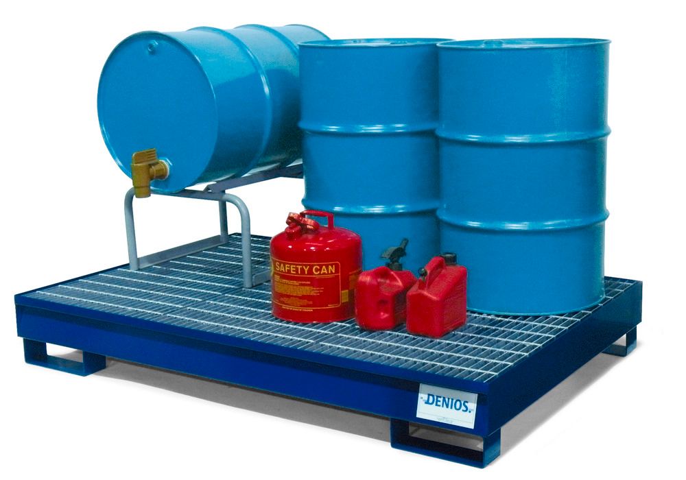Vicfam Plastics: Spill-Guard Containment Pallet (4 Drum)