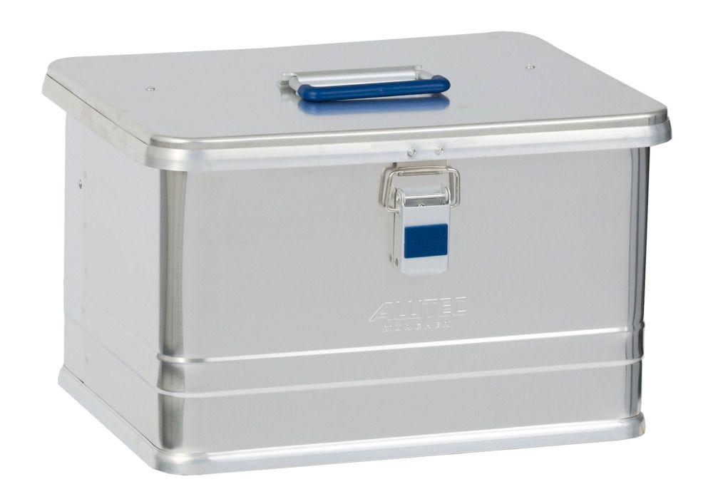 ALUBOX Aluminium Box Lockable E159 - Premium Aluminium Storage Box 159  Litres - Lid with Die-Cast Aluminium Stacking Corners and Rubber Seal -  Includes Locks : : DIY & Tools