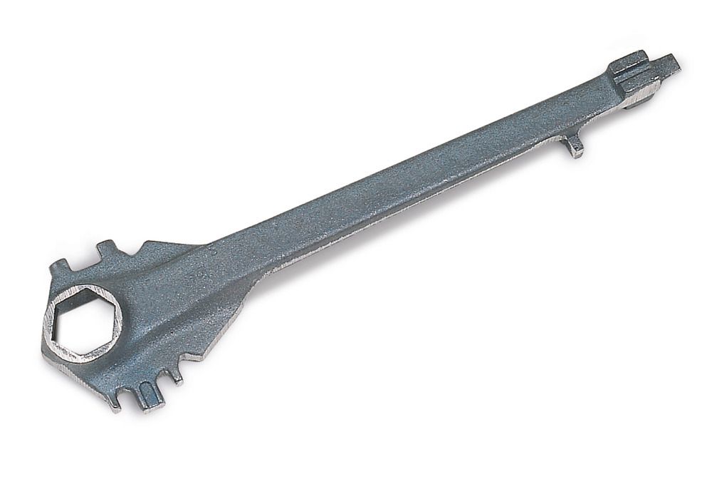 Standard Drum Wrench - Cast Iron - One Piece - Removes Any Drum Plug