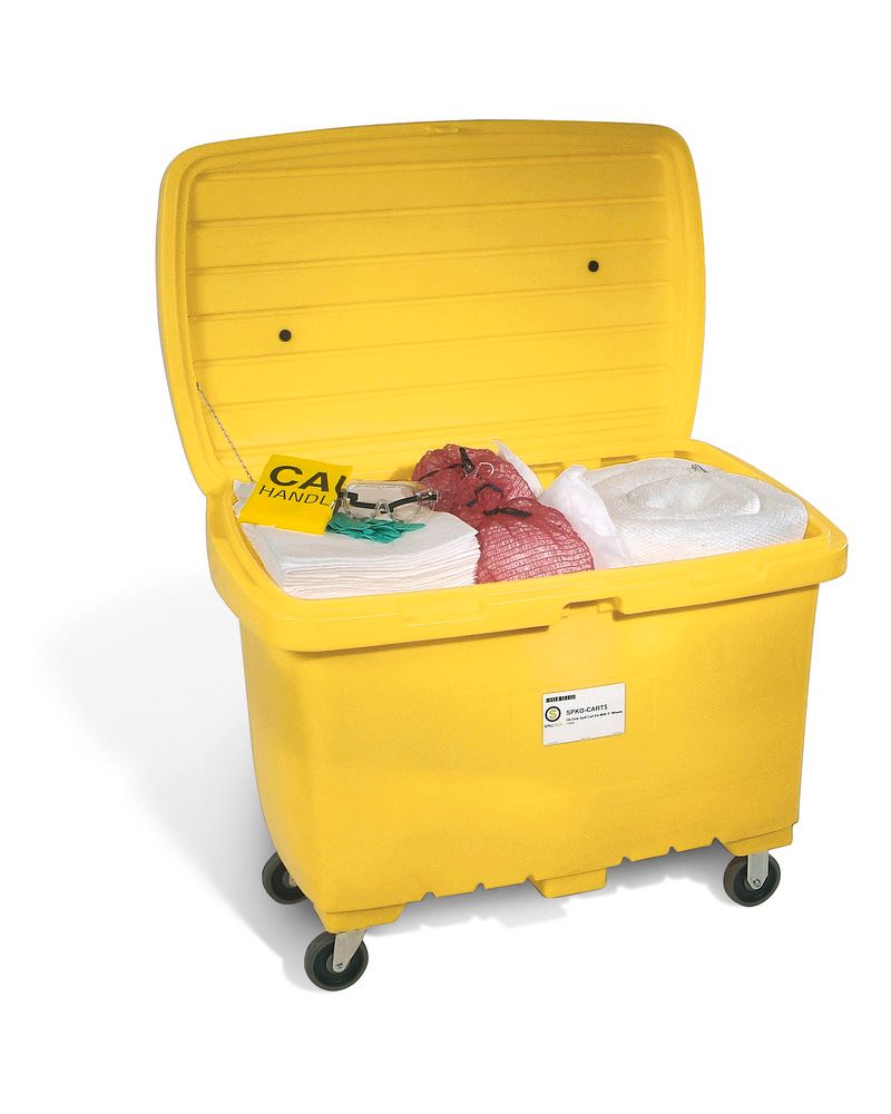 Extra Large Tote with Lid and 4 wheels - Forkliftable - Spill