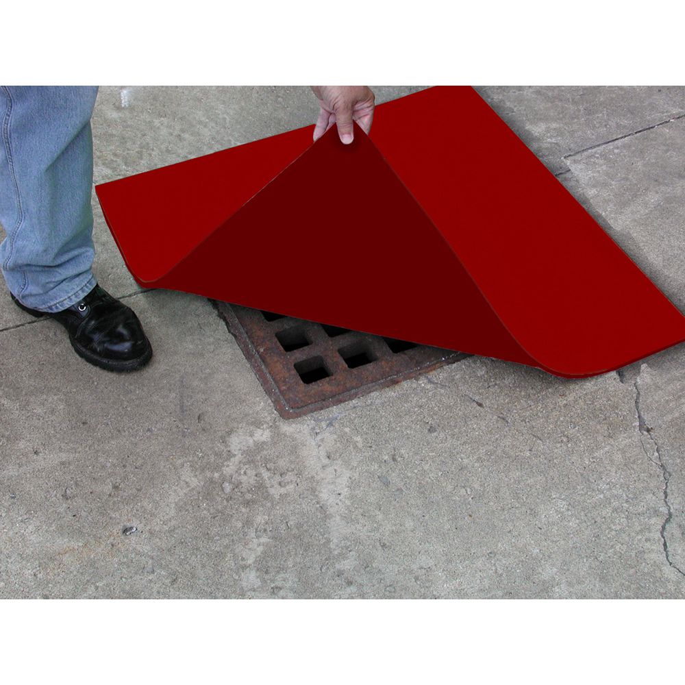 Hazmat Drain Covers  Transparent Drain Spill Protection