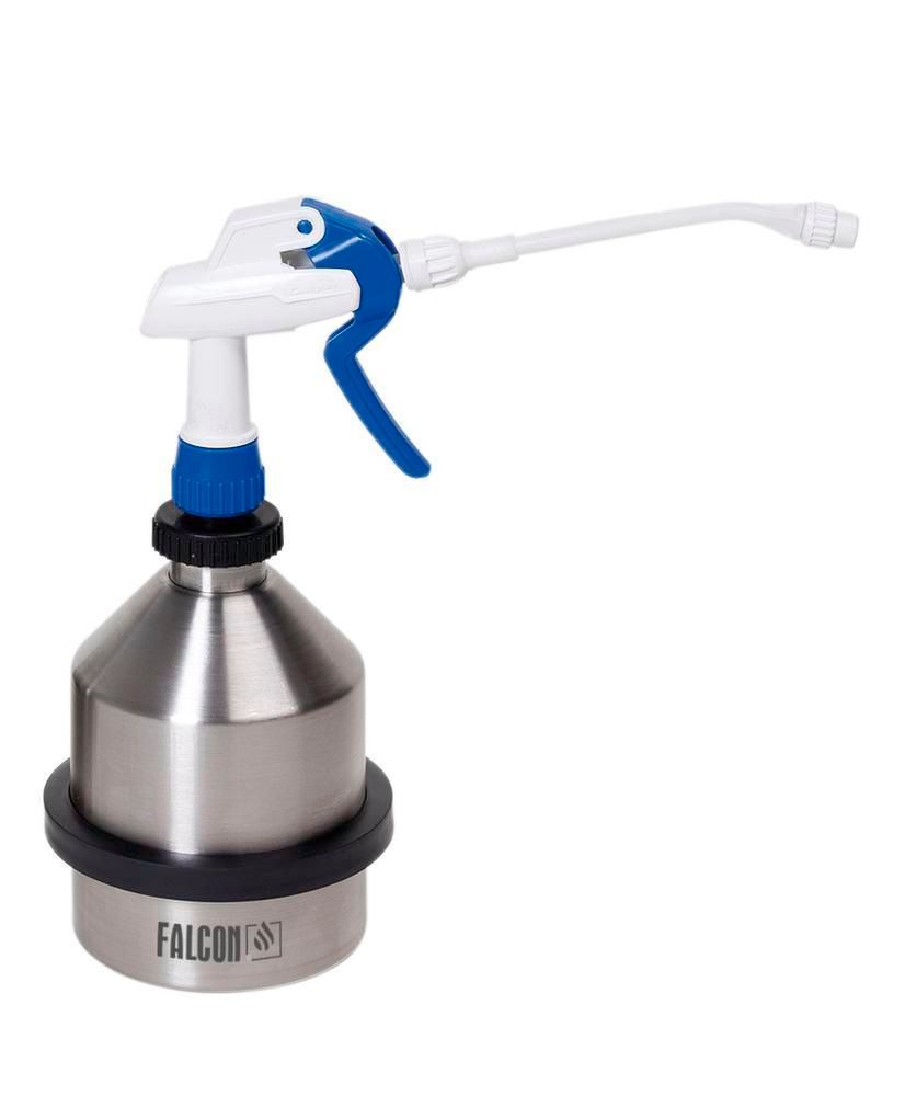 Chemical Spray Bottle - Stainless Steel - 1-Liter - FALCON - Adjustable  Nozzle - Controls Fumes