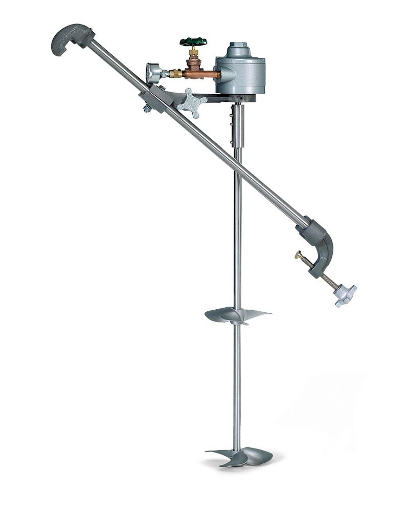 Onrustig Er is behoefte aan charme Drum Mixer - Air Powered - Straddle Mount Mixer - Dual Propeller -  Stainless Steel