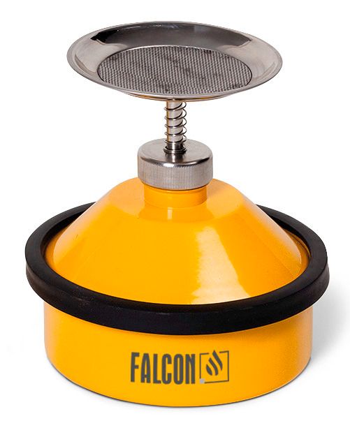 Chemical Spray Bottle - Steel - 1-Liter - FALCON - Yellow - Adjustable  Nozzle - Controls Fumes