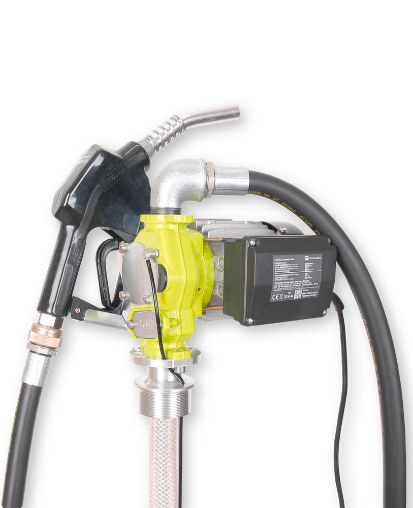 Pompa elettrica per fusti per olio/gasolio, profondità d'immersione 700 mm