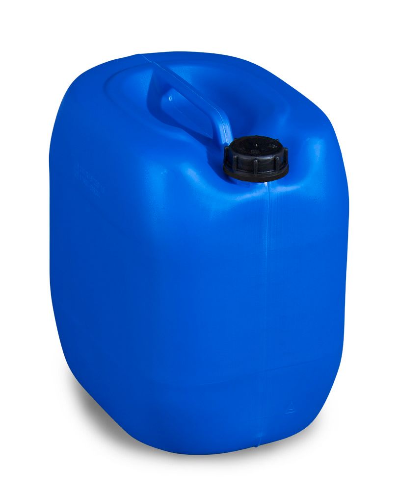 Bidon en polyéthylène (PE), 30 litres, bleu