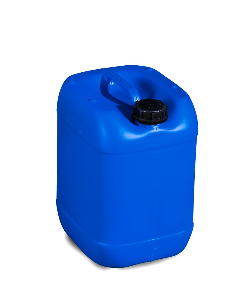 Plastic canister in polyethylene (PE), 20 litre, blue