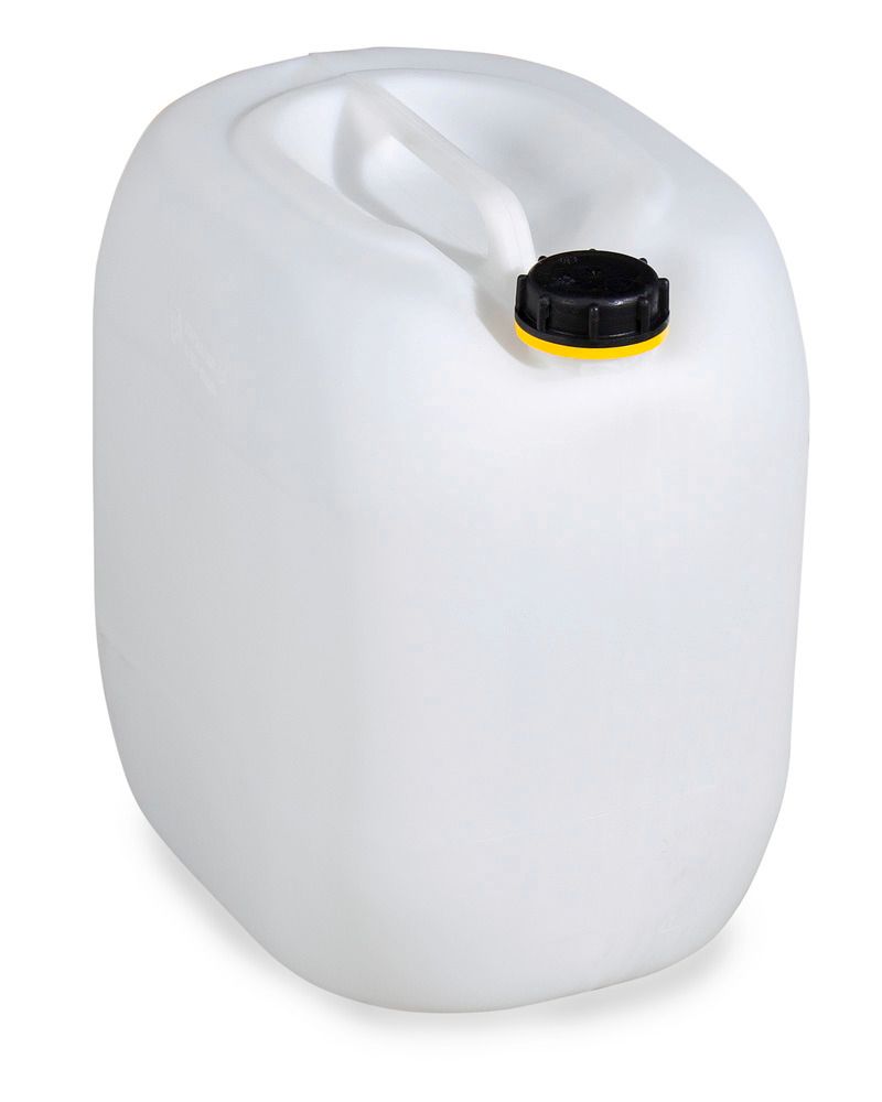 Bidon en polyéthylène (PE), 30 litres, translucide incolore