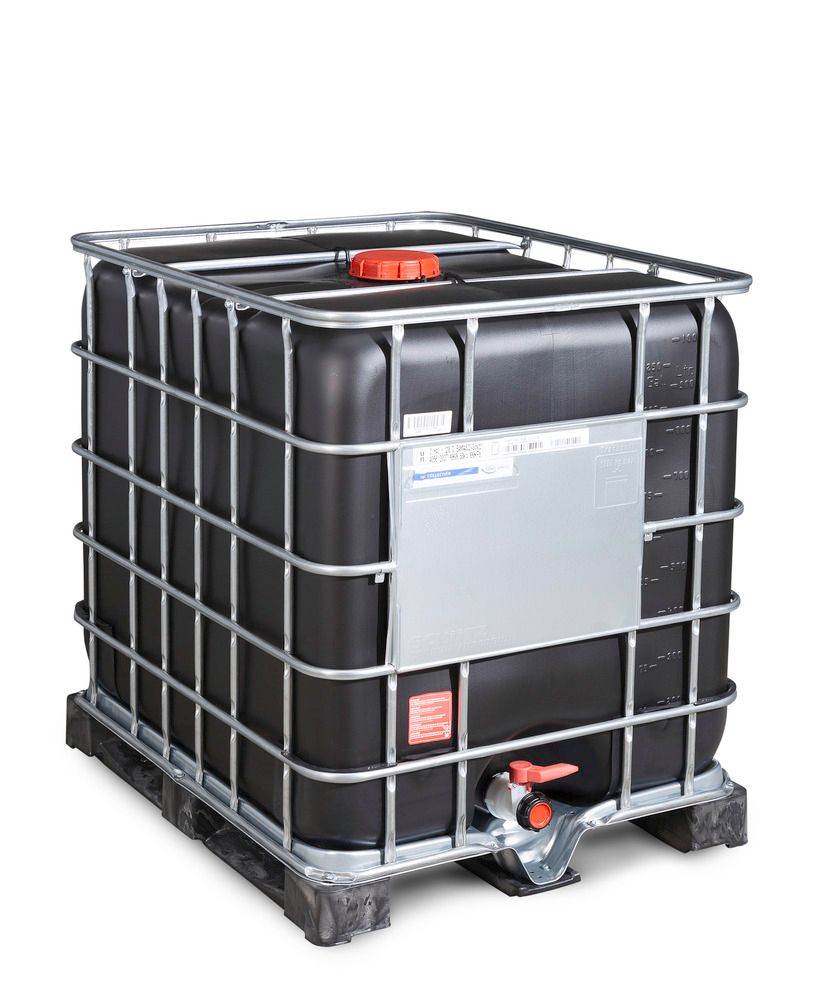 Cuve 1000 litres ( IBC ) avec Poche neuve Blanche et Cage Recyclée