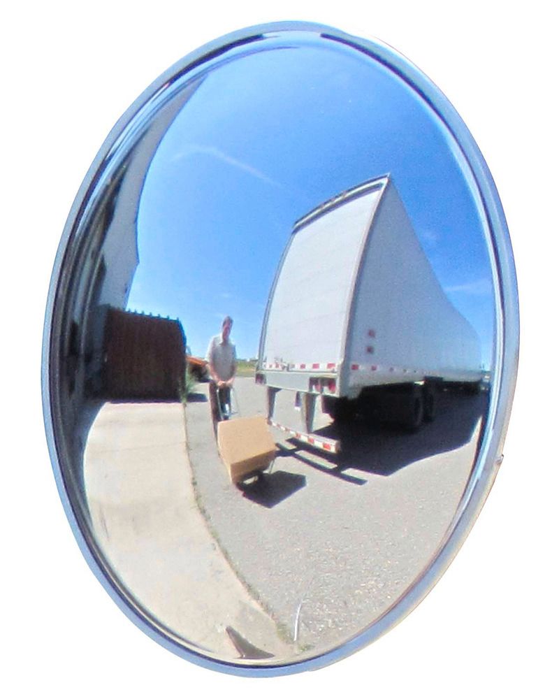 Convex Round Mirrors - Indoor Use - 30 - Industrial Acrylic - Lightweight  - Eliminate Blind Spots