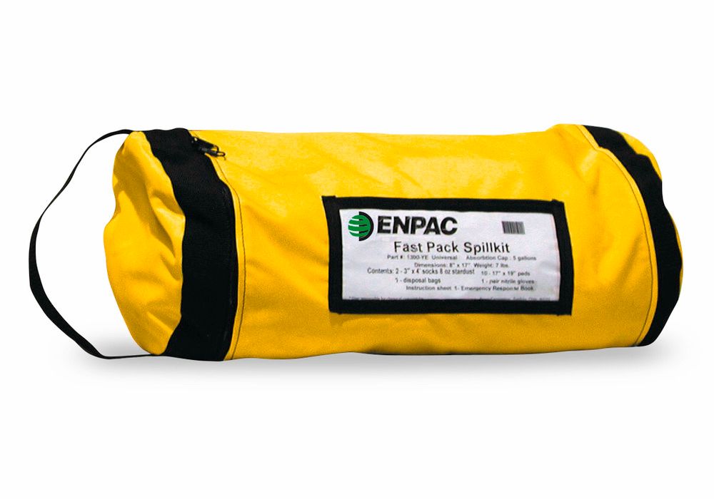 Hazmat Emergency Spill Kit - Portable Absorbent Caddy - Extra Large -  Absorbs 187 Gallons