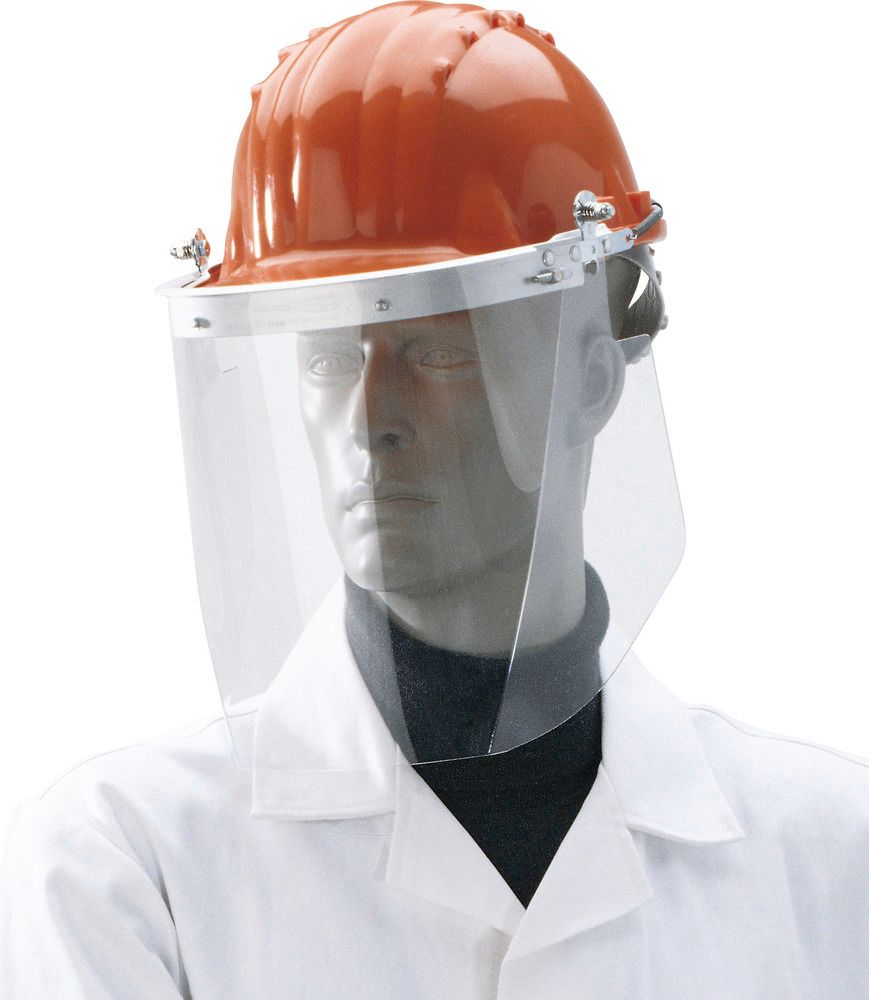Visière pour casque de protection, polycarbonate ou acétate