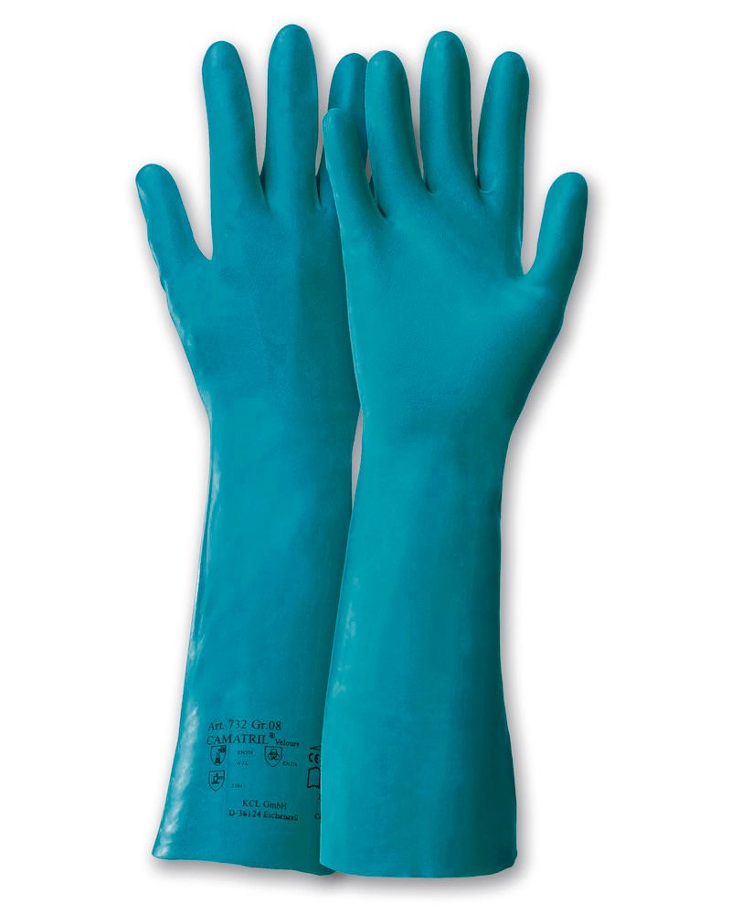 Gant protection chimique avec manchette Showa® 690