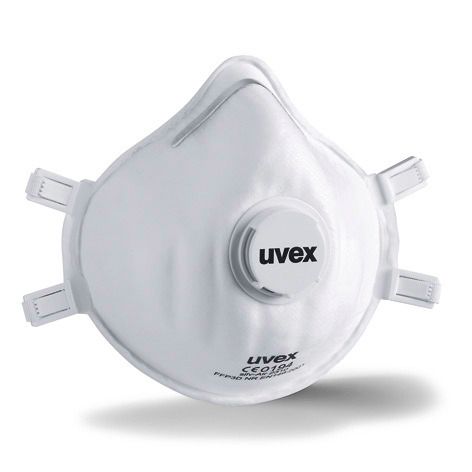 Åndedrætsværn-formmaske uvex c FFP 3, med ventil, 15 stk. pr. pakke