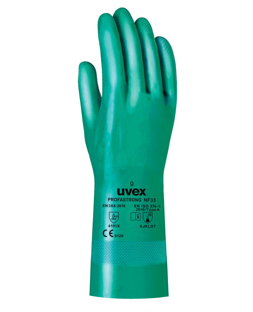 Gant de protection contre les produits chimiques uvex rubiflex S