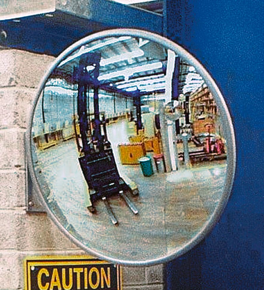 Weitwinkelspiegel SR 400, für innen und außen, aus Spezialkunststoff, rund