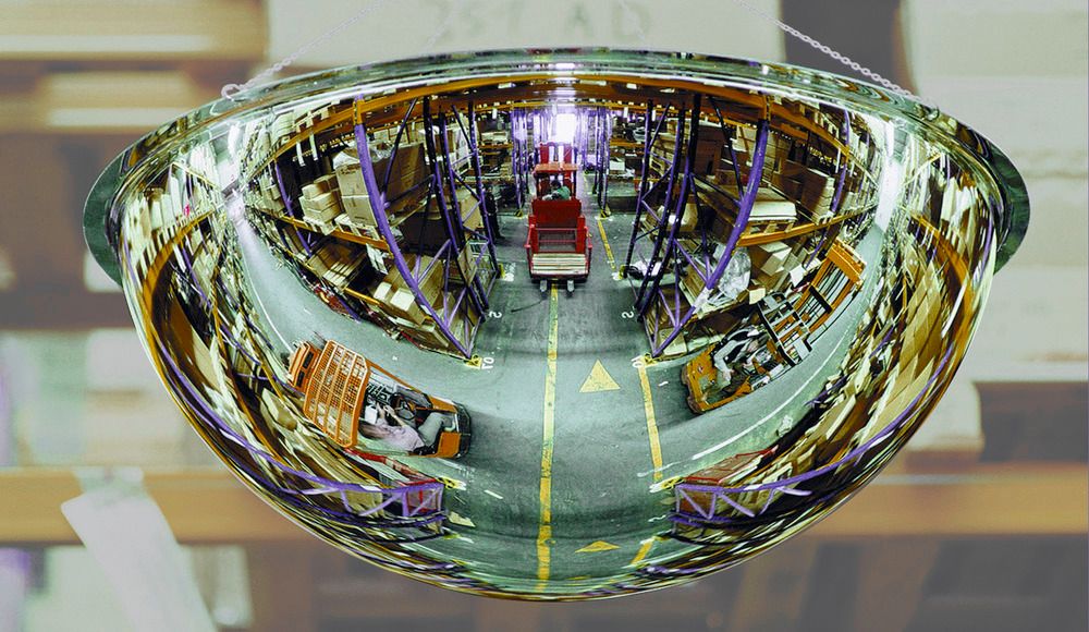 Specchio panoramico PS 360-6, in vetro acrilico, 360°, per montaggio a  soffitto