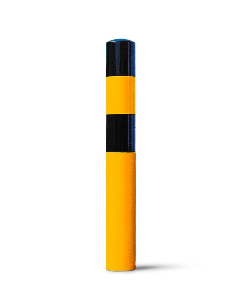 Rammschutz-Planke, 1 Meter Länge, gelb, Stahl, kunststoffbeschichtet,  C-Profil
