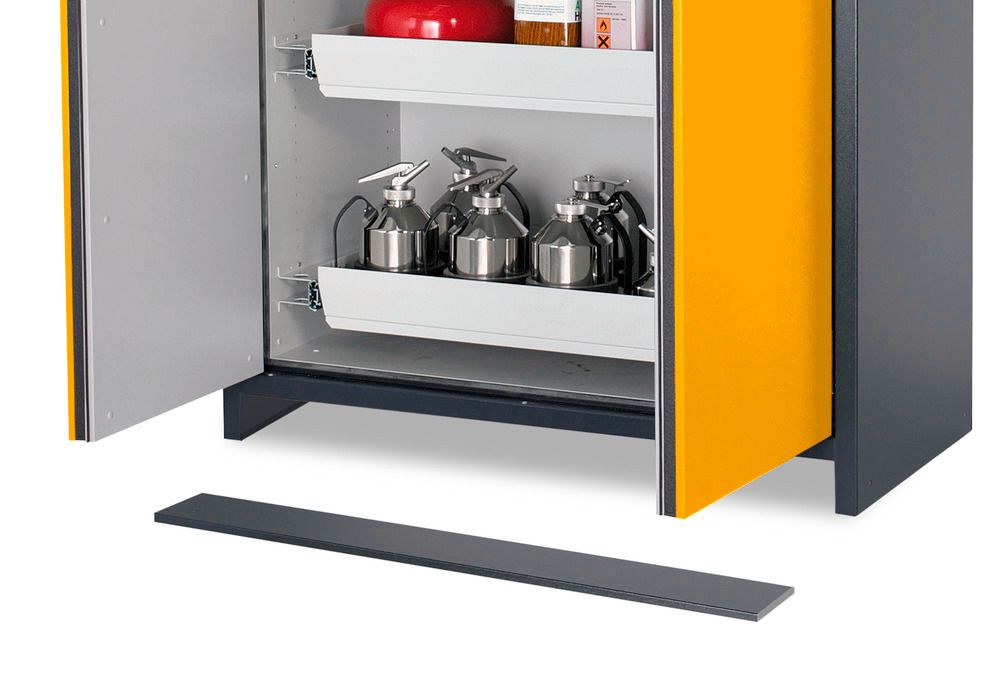 Asecos lithium-ion storage cabinet, 90 Min fire resistant, 5