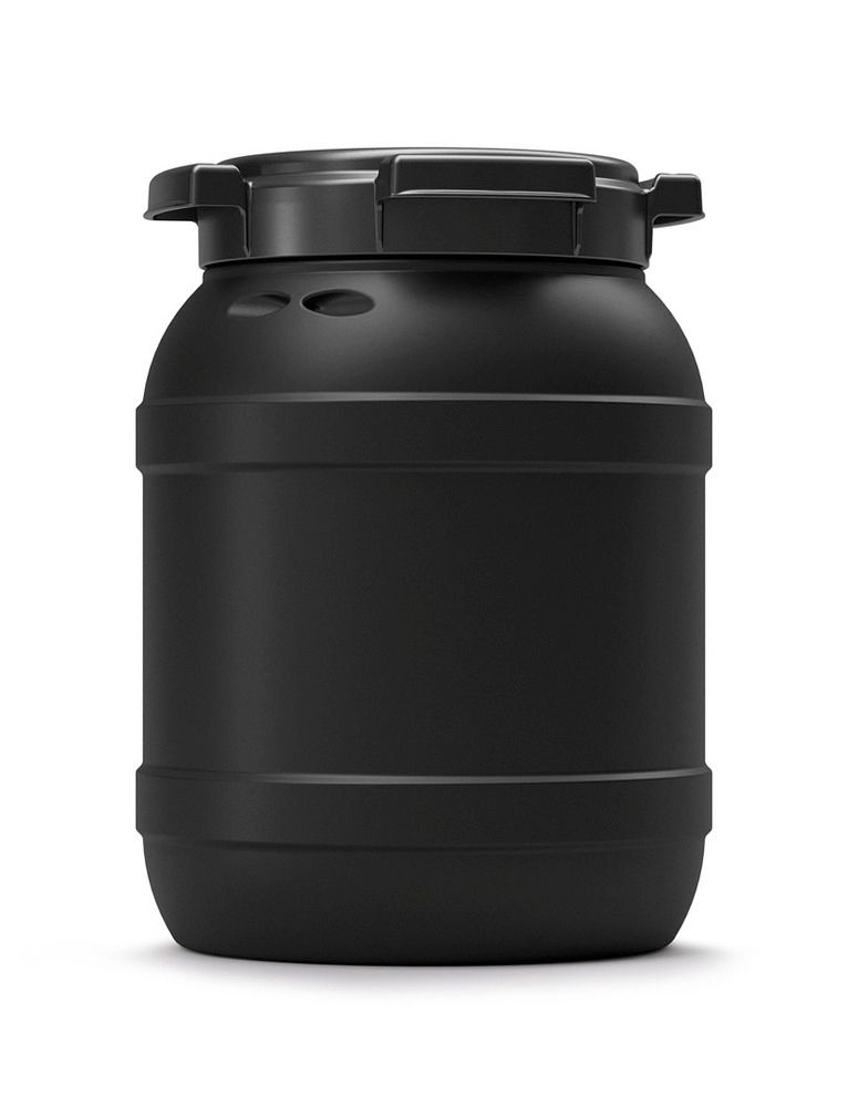 30 Liter Weithalsfass / Kunststoffdeckelfass mit 2 Spund für