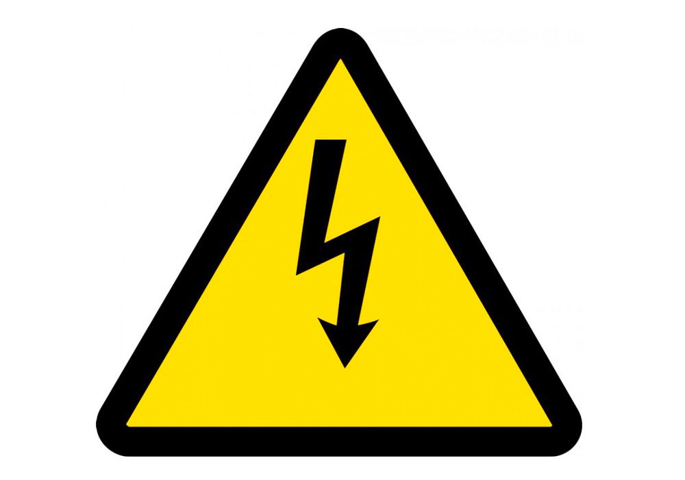 Electrical Hazard Sign