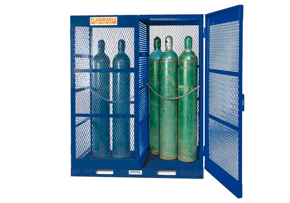 Gas Cylinder Storage Locker, 2 hr Fire Rated, 12 Cylinders