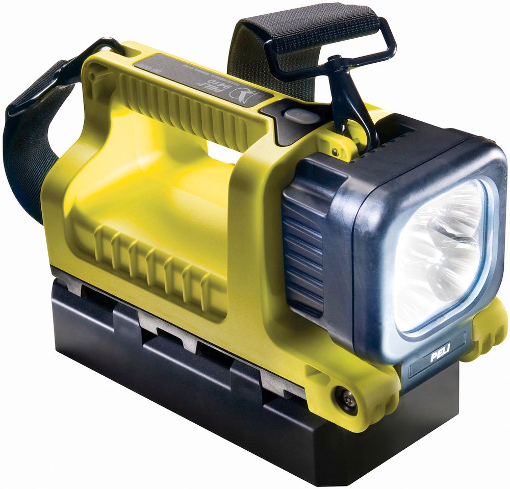 Blinklampe LED gelb/gelb, mit Batterien