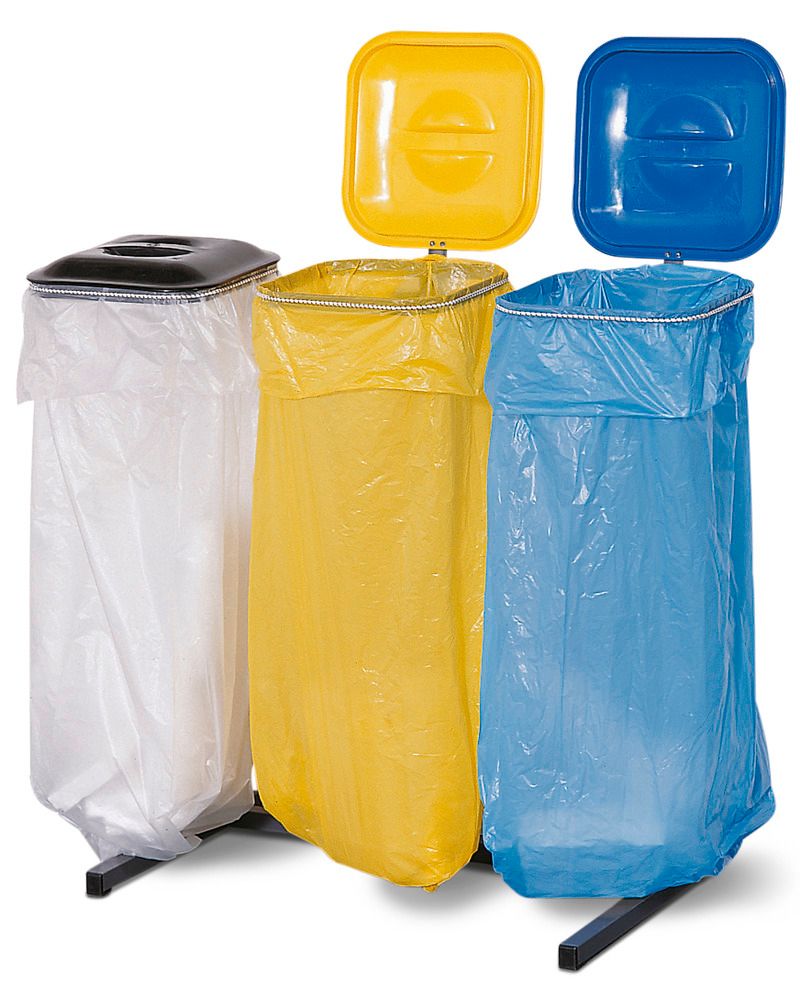 Support de sac poubelle vert 200 litres