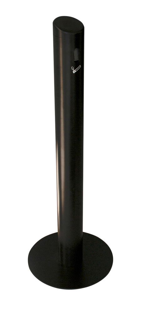 Schlanker Design-Standascher, mit Sicherheitssieb, schwarz