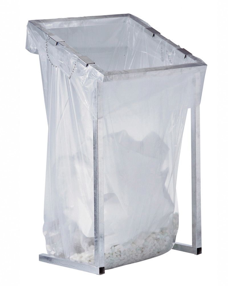 Sacs-poubelle en polyéthylène (PE), 120 litres, épaisseur 40 µ, 250 unités,  transparent