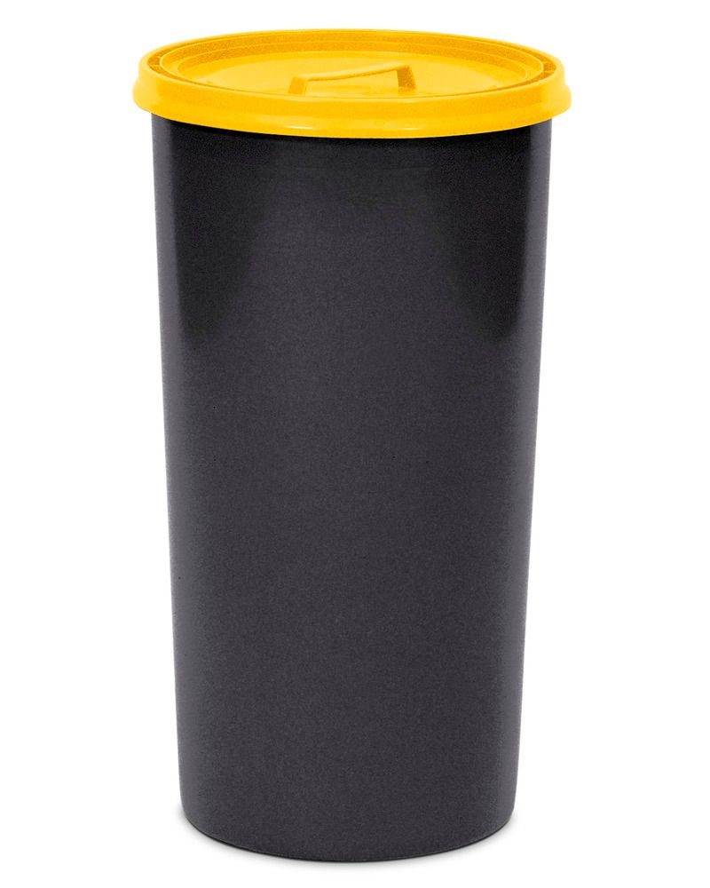 Caixote de lixo Lixeira Can WC Type-Type com Tampa Cesto de Papel Slotted  Cozinha Capacidade de Grande Capacidade Cilindro Plástico Cubeta Caixote da  Cozinha (Color : B, Size : 13inch) : 