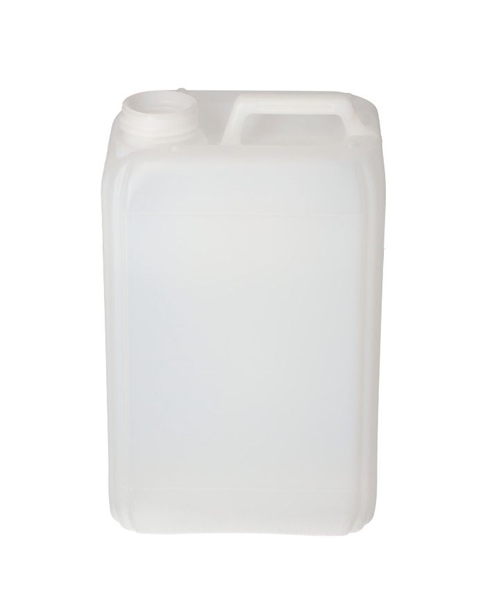 Bidon en plastique nature 30 litres UN empilable avec bouchon à vis 76 mm  blanc