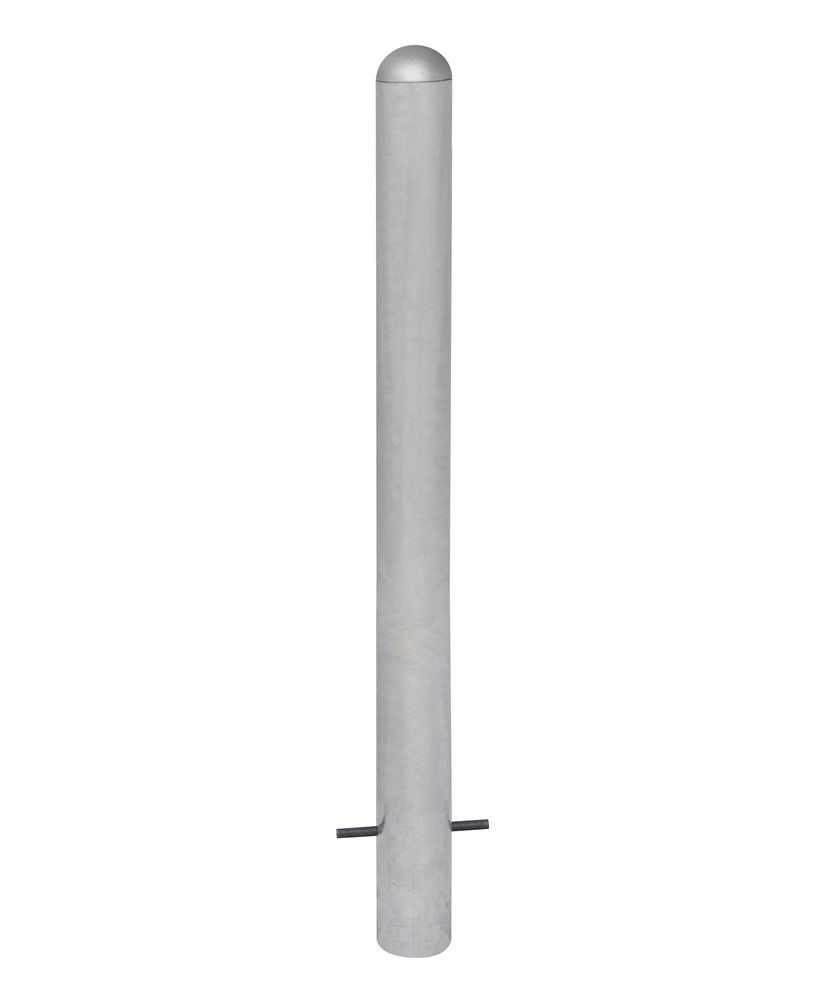 Ladesäulen Rammschutz-Poller aus Stahl, H 800 mm, zum Einbetonieren