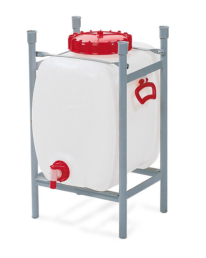 Serbatoio salva spazio in polietilene (PE), con rubinetto di svuotamento,  volume 500 litri