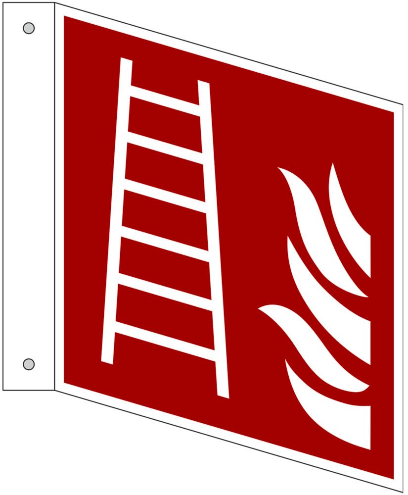Brandschutz Zeichen, Brandschutz Schild, Feuerlöscher ISO 7010