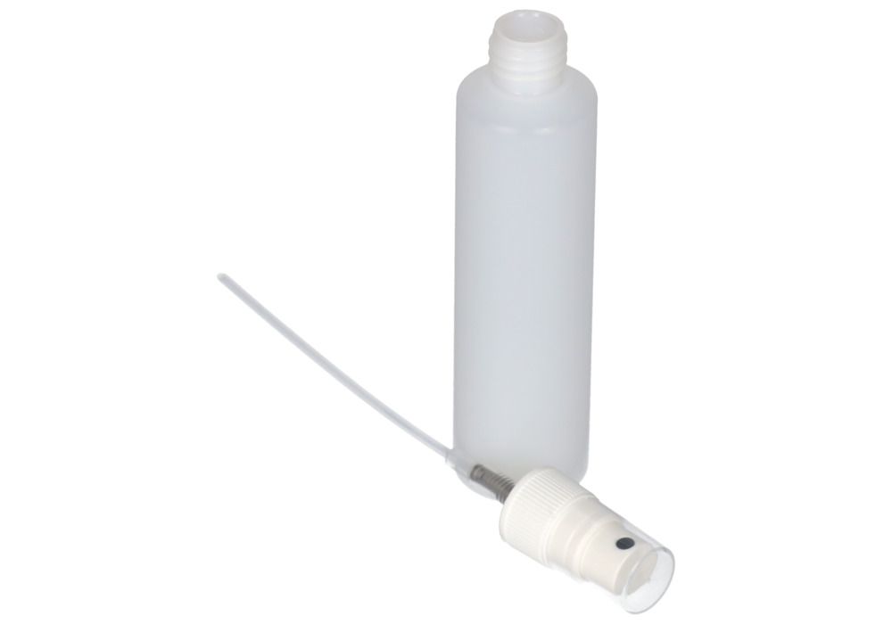ledsager skære broderi Sprayflaske af HDPE, forstøver af PP, transparent, 100 ml, 10 stk.