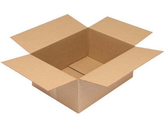 Boîte en carton pliant ondulé à 1 cannelure, intérieur 350 x 250 x 200 mm,  format C4, qualité 1.20C