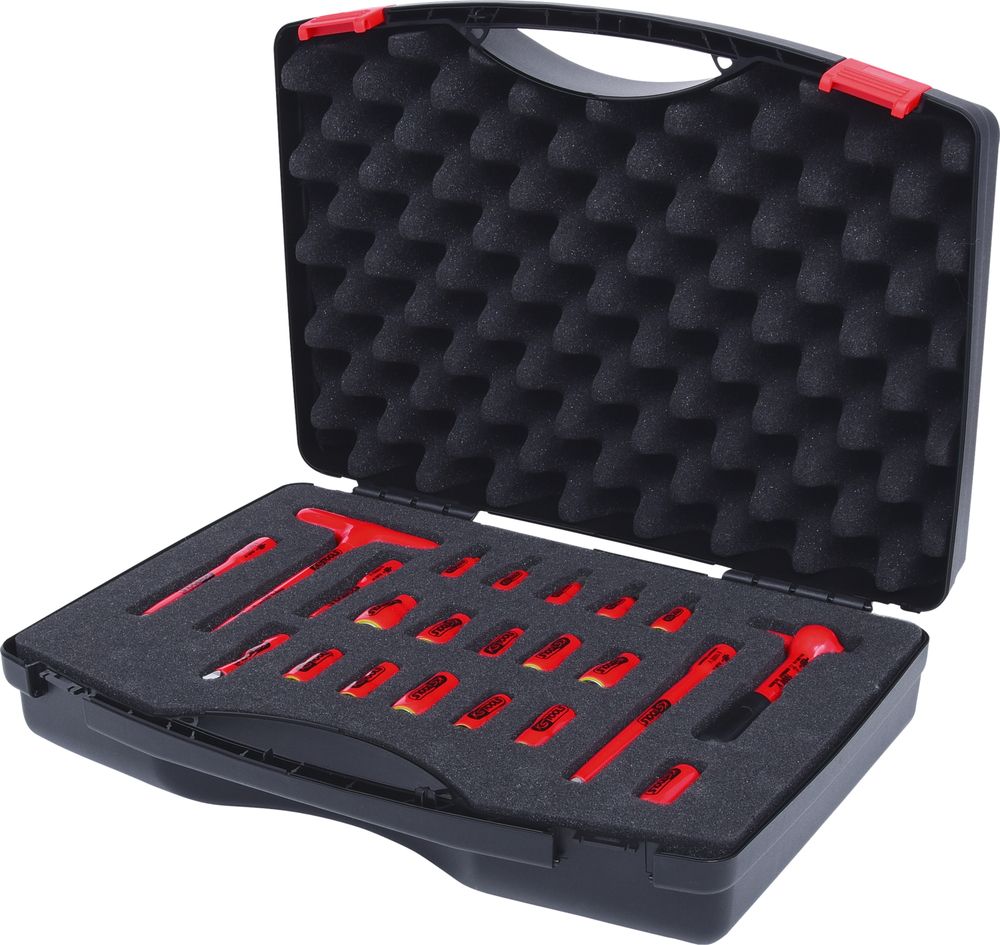 KS Tools Elektriker-Werkzeugkoffer, Premium, 1000 V, 132-teilig, Nylontasche