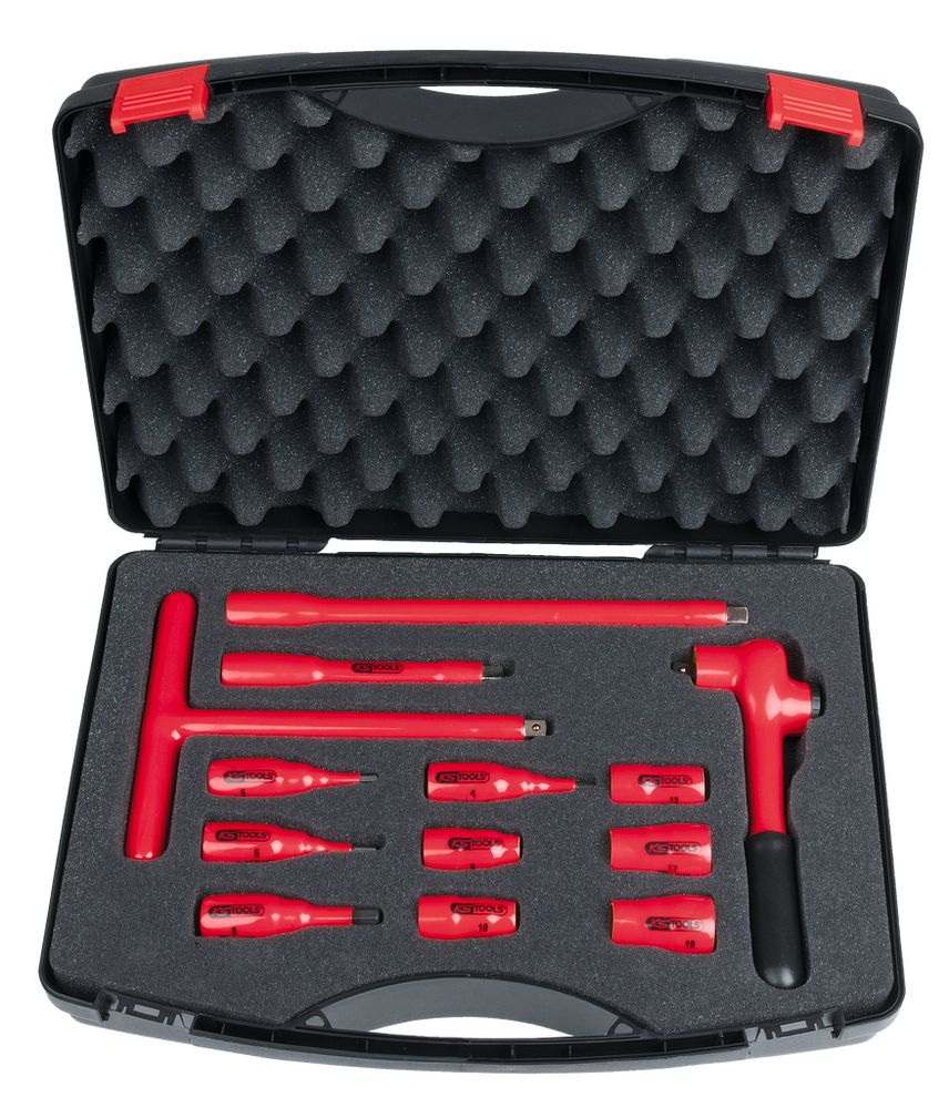 KS Tools Elektriker-Werkzeugkoffer, Premium, 1000 V, 195-teilig,  ABS-Hartschalenkoffer
