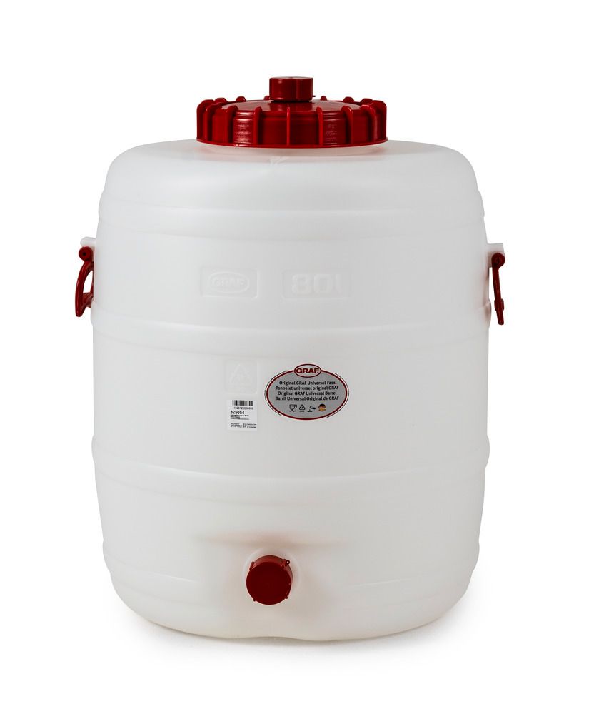 Zylindrische Behälter, wasserdichter Behälter, 60 Liter