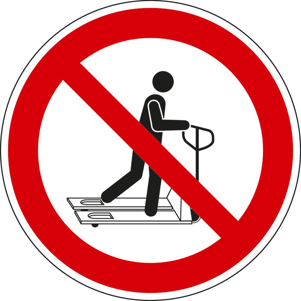 Señal / Cartel de Prohibido el paso a carretillas