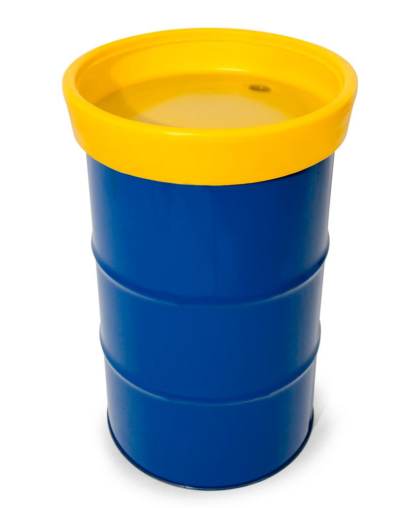Secolan Sac poubelle, avec tirant, bleu/noir, 120 litres