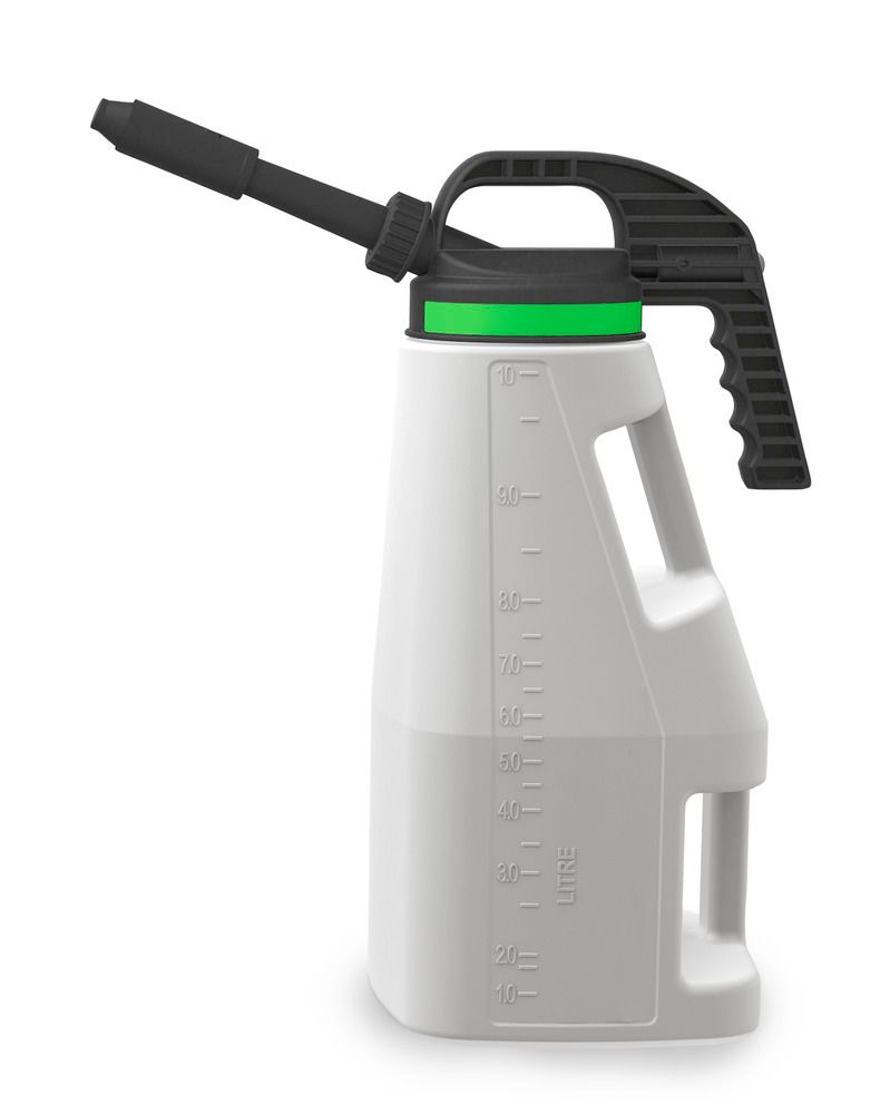 Lubriflex Dispensing FALCON - 10-Liters - Ergonomic - Convenient Dosing - Poly